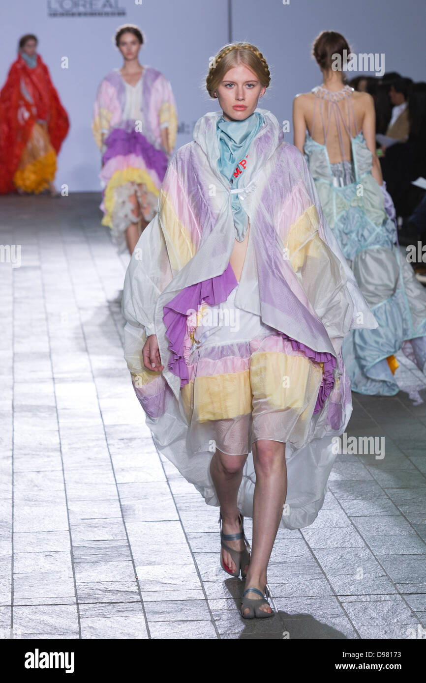 Central Saint Martins BA Fashion show with collections by graduate