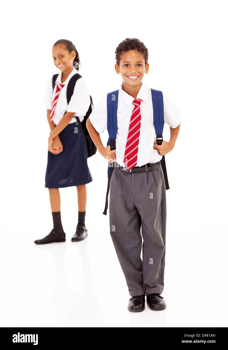 coil captain Screech School children white uniform indian hi-res stock photography and images -  Alamy