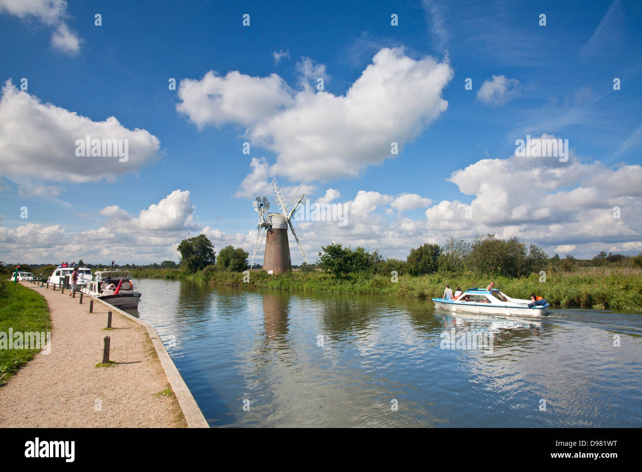 Turf Fen drainage mill on the River Ant at How Hill nature reserve