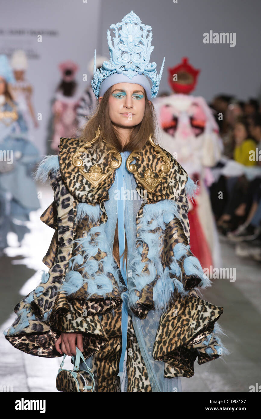Central Saint Martins BA Fashion show with collections by graduate