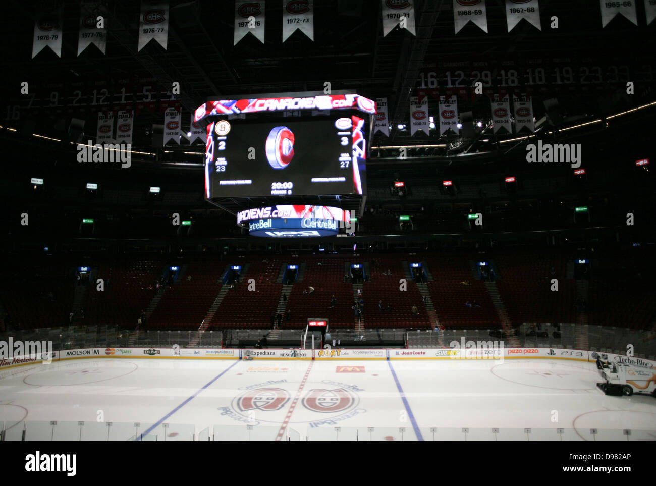 Empty Seats After Montreal Canadiens Hi Res Stock Photography And