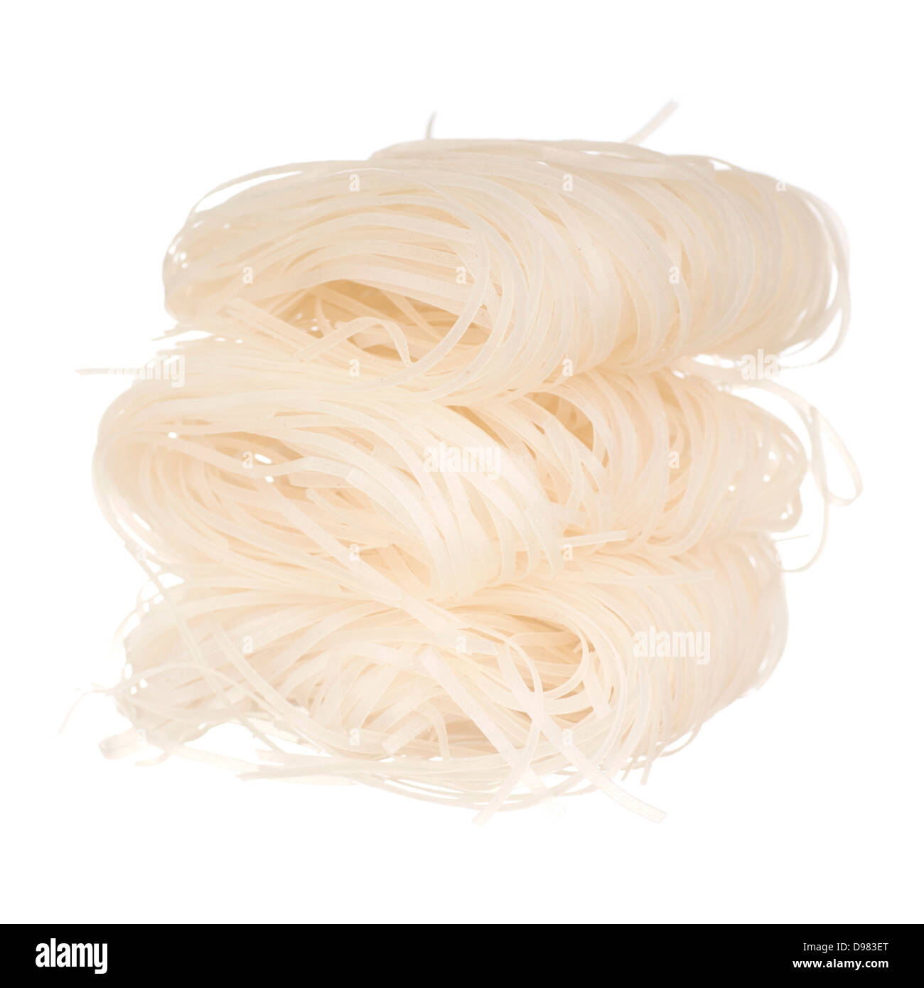 Thai Dried Rice Noodles Stock Photo Alamy
