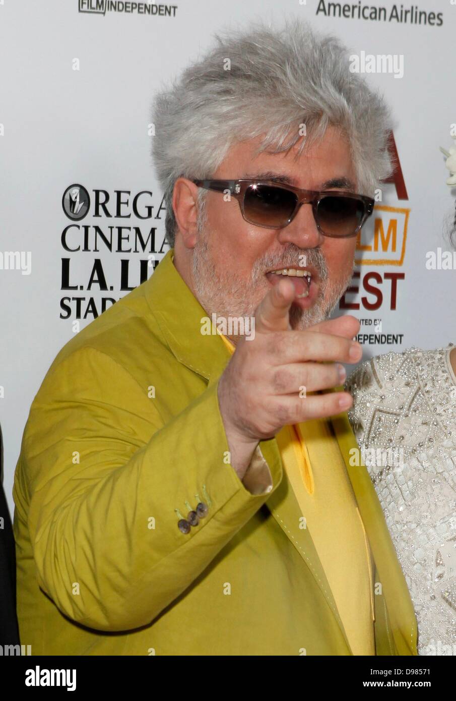 Los Angeles, CA. 13th June, 2013. Pedro Almodovar at arrivals for I’M