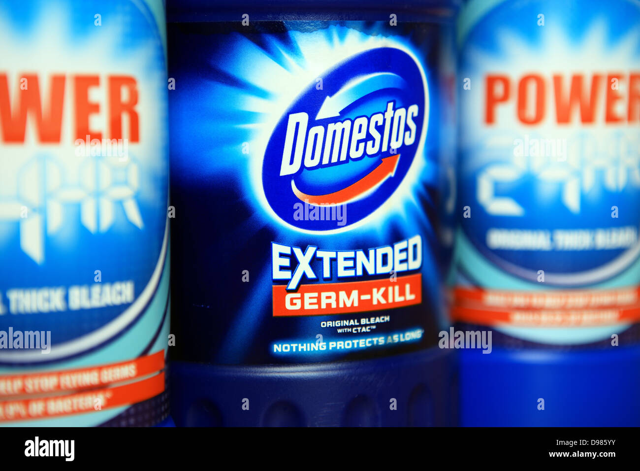 Bottles of bleach Stock Photo Alamy