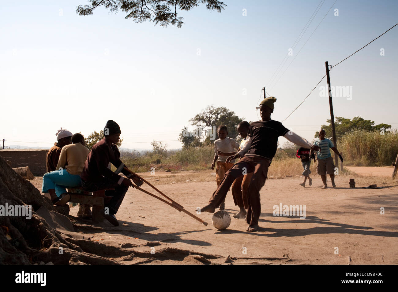 Xhosa stick fighting Stock Photos and Images