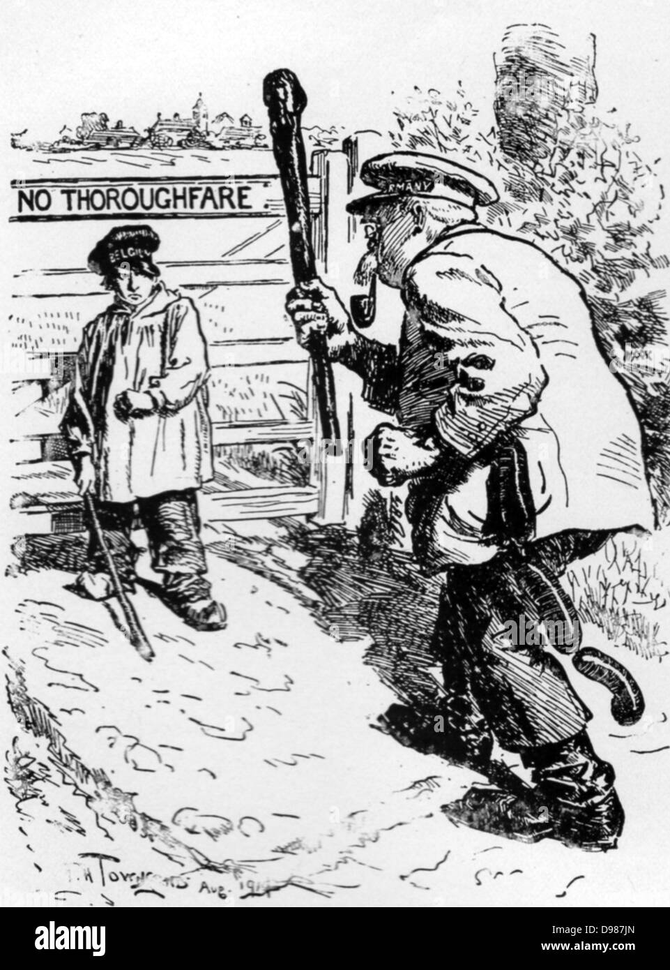 belgium-cartoon-which-appeared-in-punch-hi-res-stock-photography-and