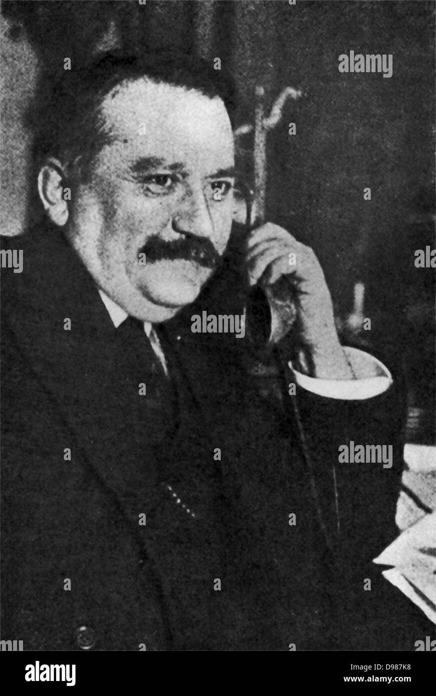 Gaston Doumergue (1863-1937).  French statesman and first Protestant president of the French Republic (1924-31). Stock Photo