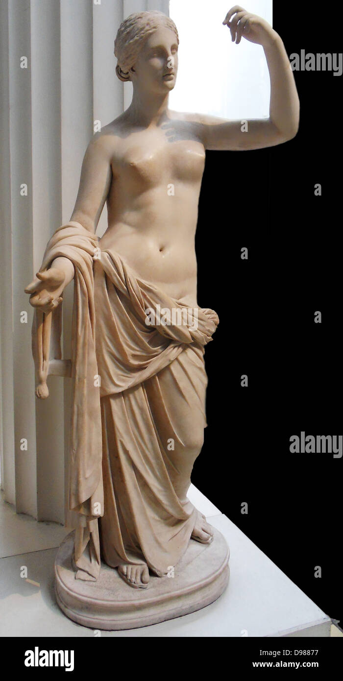 Roman Statue of Venus, 2nd Centurt AD. Venus was the Roman goddess of Love Stock Photo