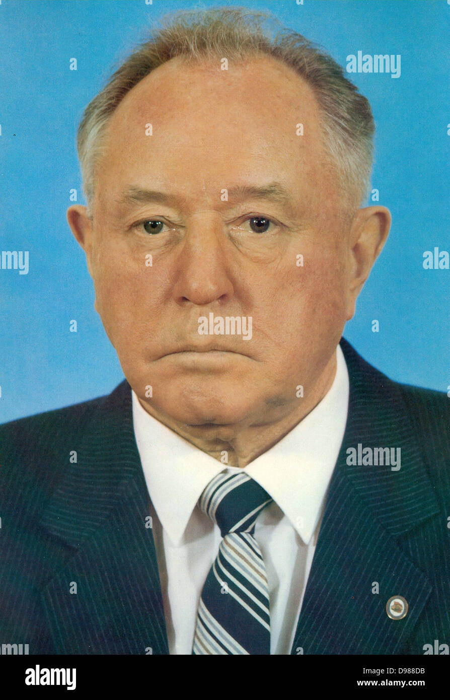 Erich Mielke (1907-2000), German Communist politician. Minister of State Security in the German Democratic Republic (DDR) 1957-1989. Stock Photo