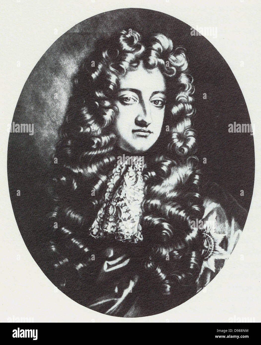 James II of England VII of Scotland (1633-1701). Reigned 1685-1688. Anonymous portrait. Stock Photo