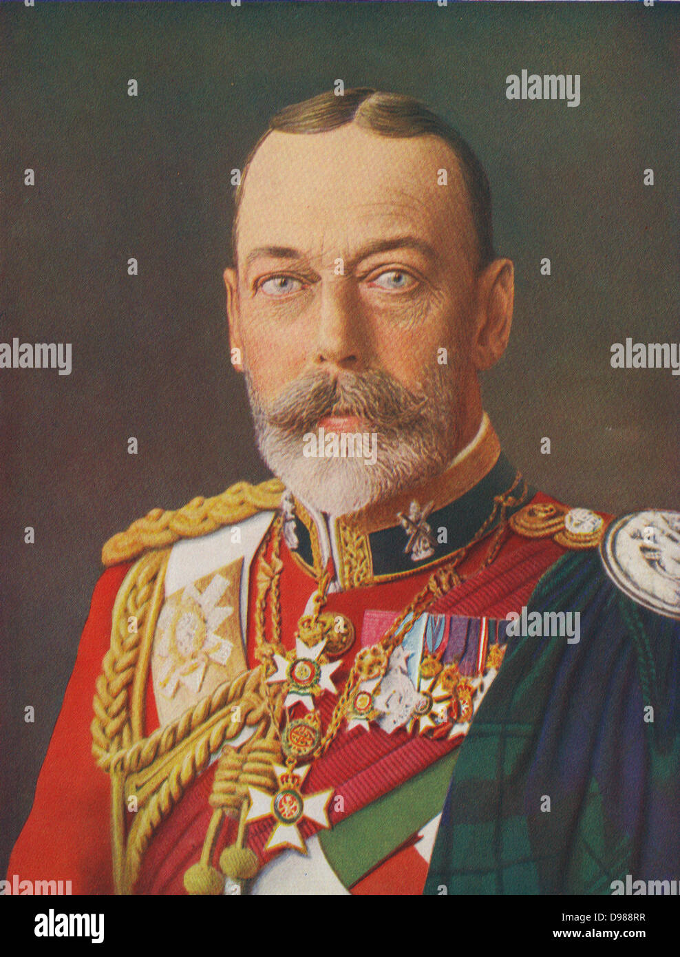 George V (1865-1936), King of the United Kingdom and Emperor of India 1910-1936. Stock Photo