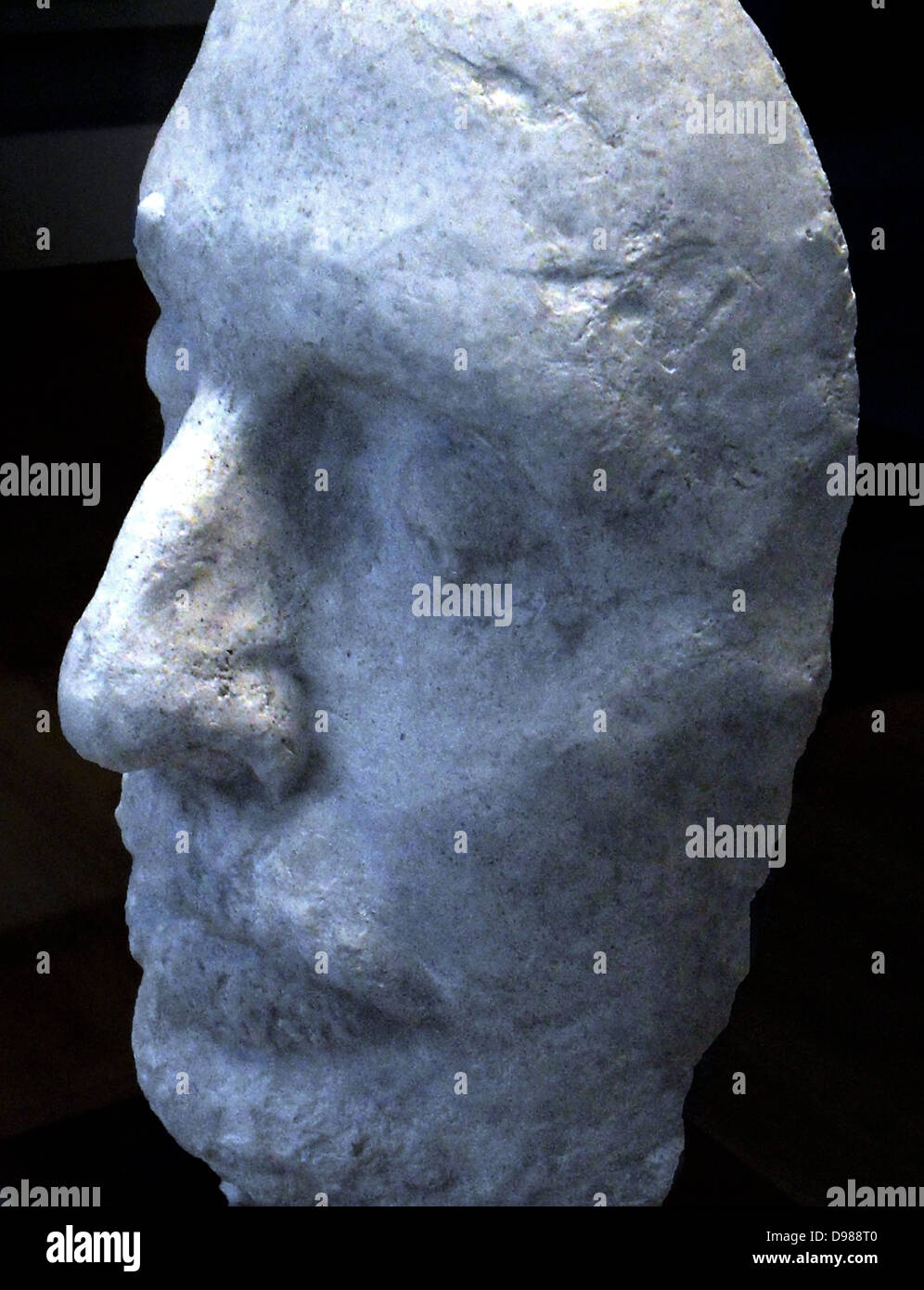 Cast of the death mask of Oliver Cromwell (1599–1658), Lord Protector of  England, Scotland and Ireland 1653–58, great-great nephew of Thomas Cromwell  Stock Photo - Alamy