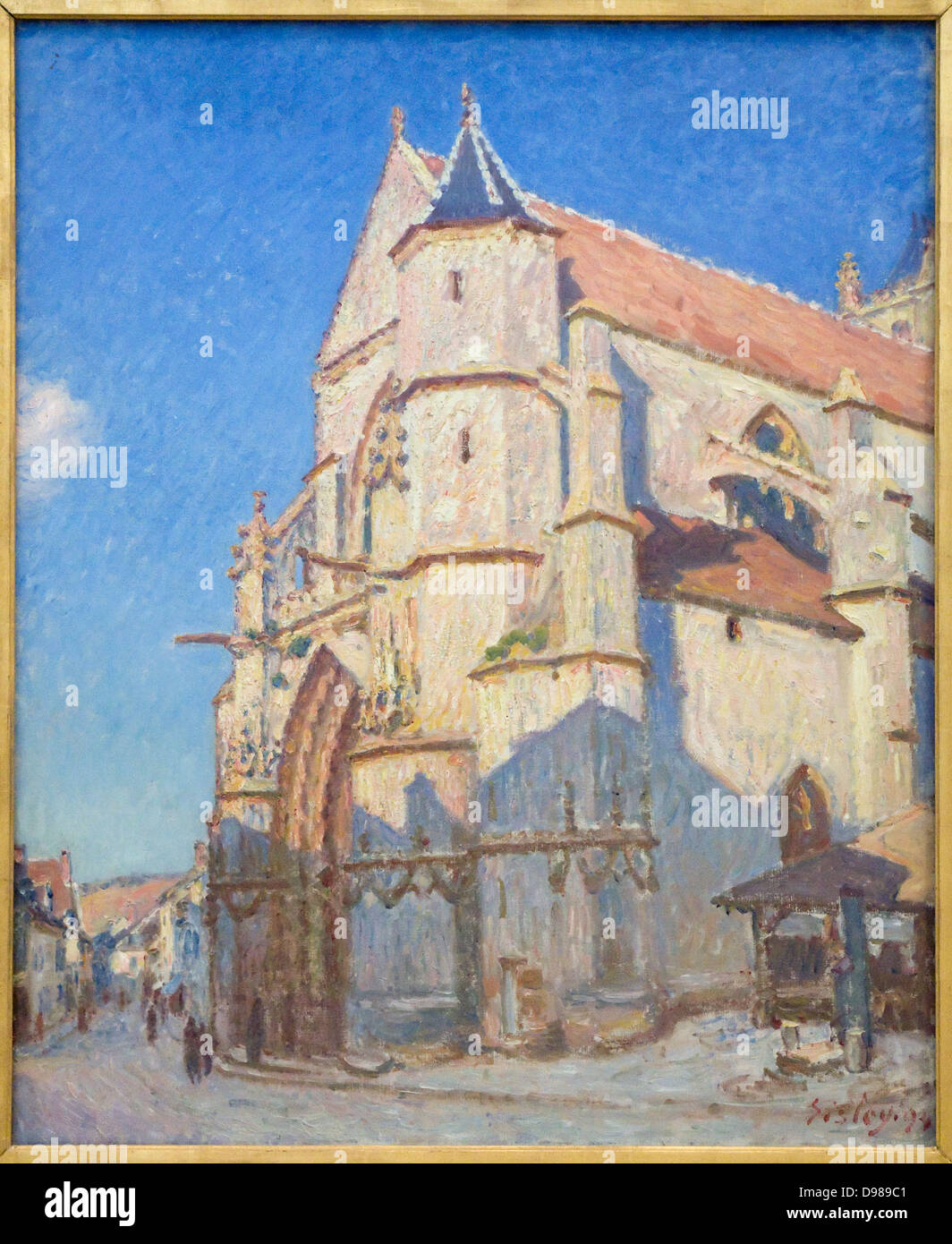 Church of moret on canvas hires stock photography and images Alamy