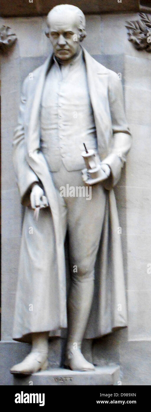 James Watt, (136-1819) Scottish engineer and inventor. Stock Photo