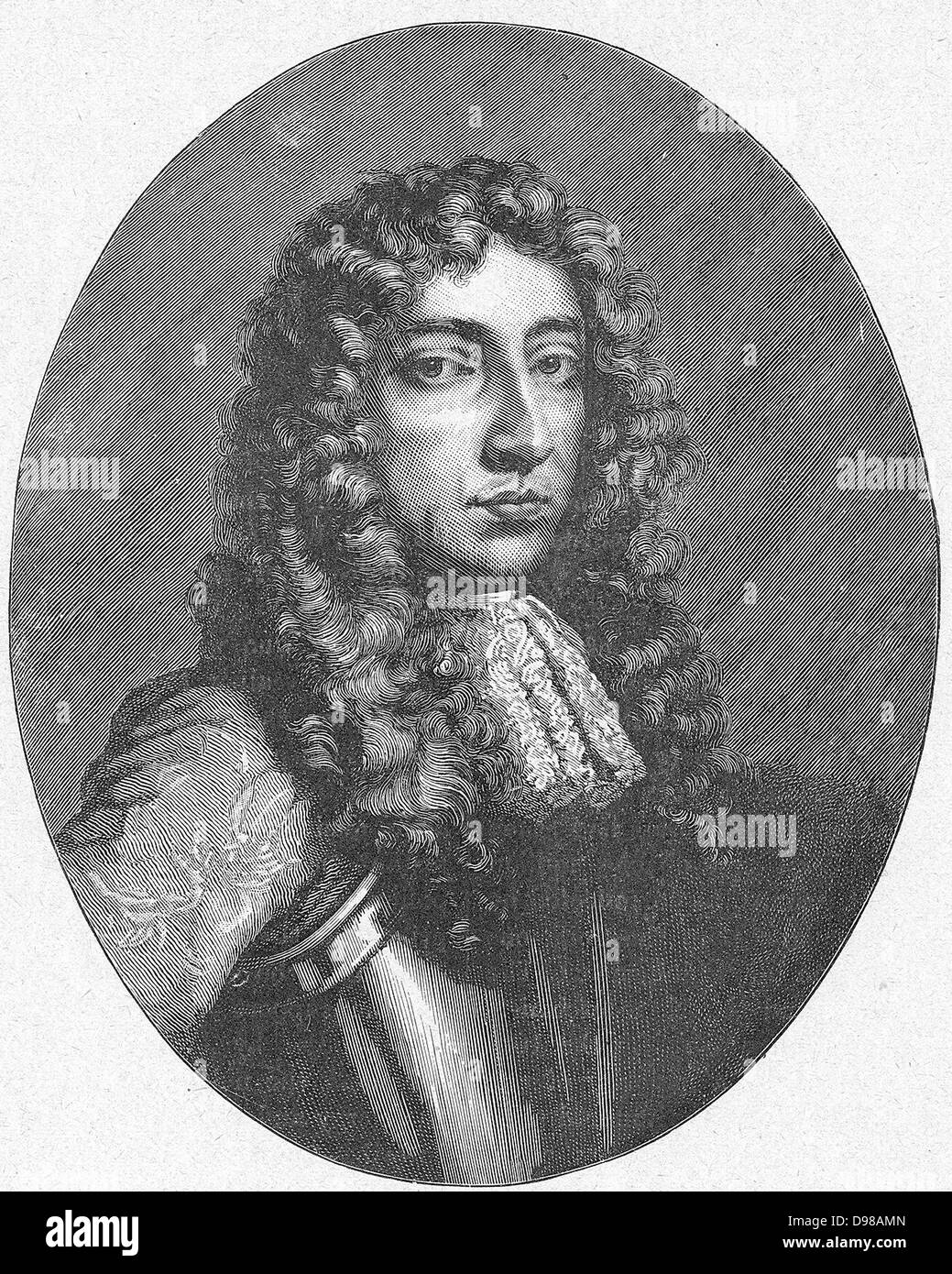 Anthony Ashley Cooper, lst Earl of Shaftesbury (1621-1683). In English Civil Wars was at first a Royalist but in 1644 attached himself to the Parliamentarians. In 1660, one of the 12 commissioners sent to France to Charles II to invite him to return to England. Stock Photo
