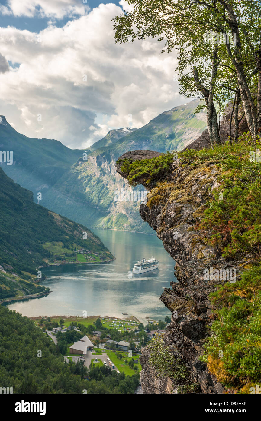 Geiranger fjord, Norway Stock Photo