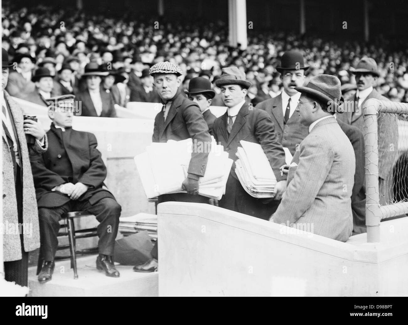 Title: Geo. Cohan at TITANIC Game. Date Created/Published: [1912 April 21].  Summary: Photo shows George M. Cohan at baseball game to raise funds for  the survivors of the RMS Titanic disaster, Polo