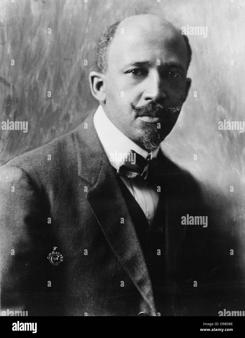 William Edward Dubois (1868-1963) African American scholar, writer and civil rights activist. Stock Photo