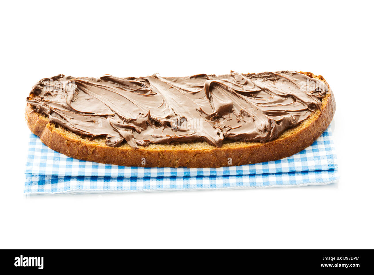 Nutella spreaded on bread hi-res stock photography and ...