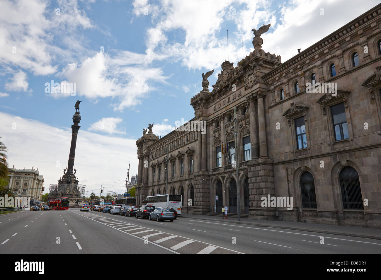 aduana customs service building in barcelona catalonia spain Stock Photo