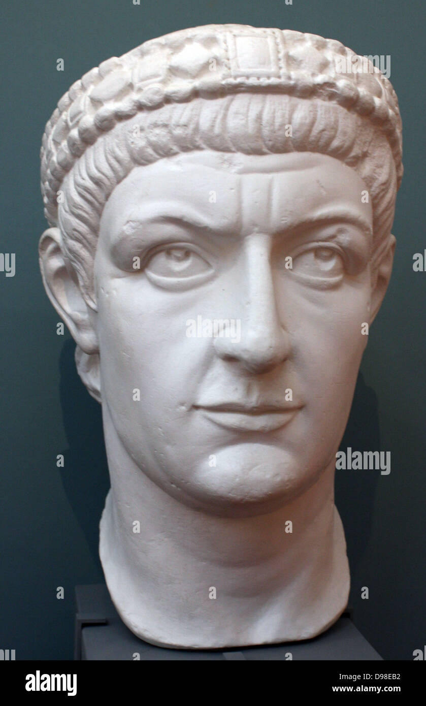 Late Roman Emperor, AD350-400 Stock Photo