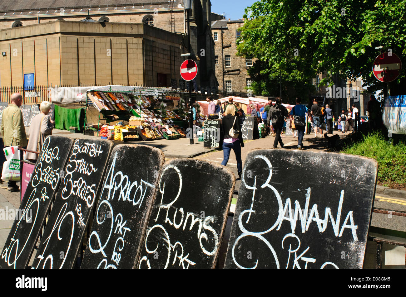 Broughton Street Market, Edinburgh Stock Photo 57351733 Alamy