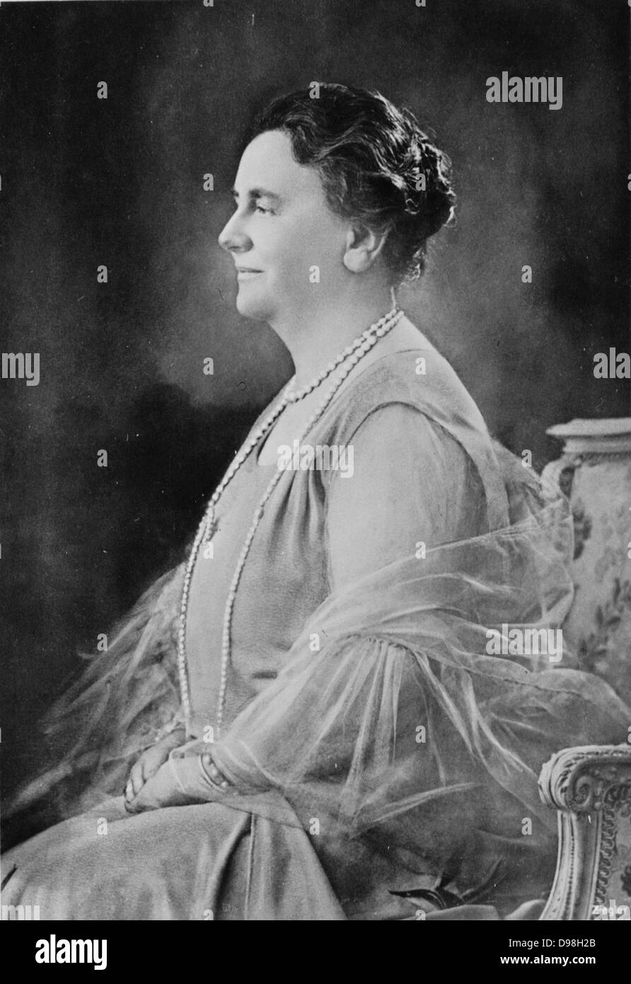 Wilhelmina  31 August 1880 - 28 November 1962) was Queen regnant of the Kingdom of the Netherlands from 1890 to 1948. She ruled the Netherlands for fifty-eight years, longer than any other Dutch monarch. Her reign saw World War I and World War II Stock Photo