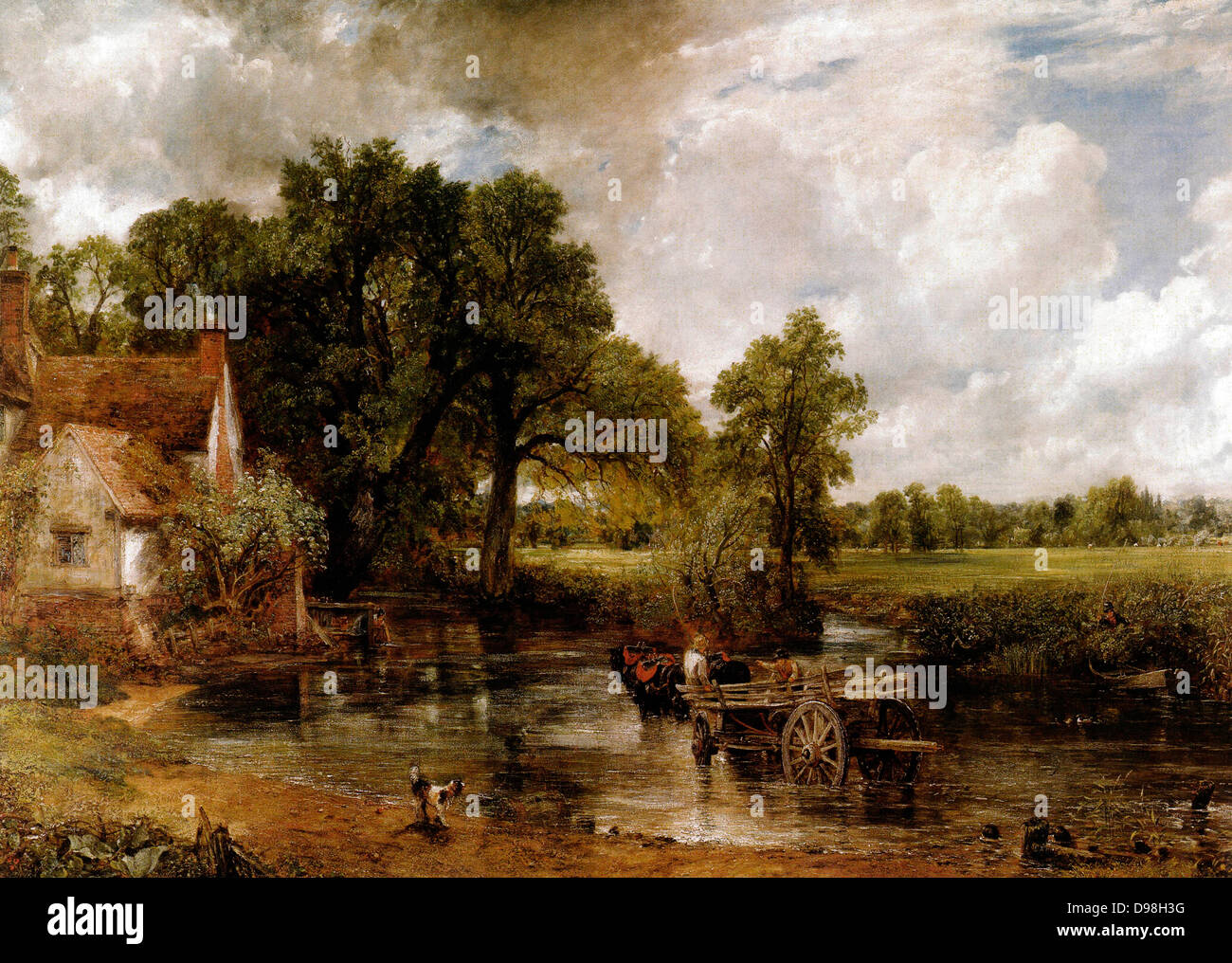 John Constable (1776-1837) English landscape painter Stock Photo