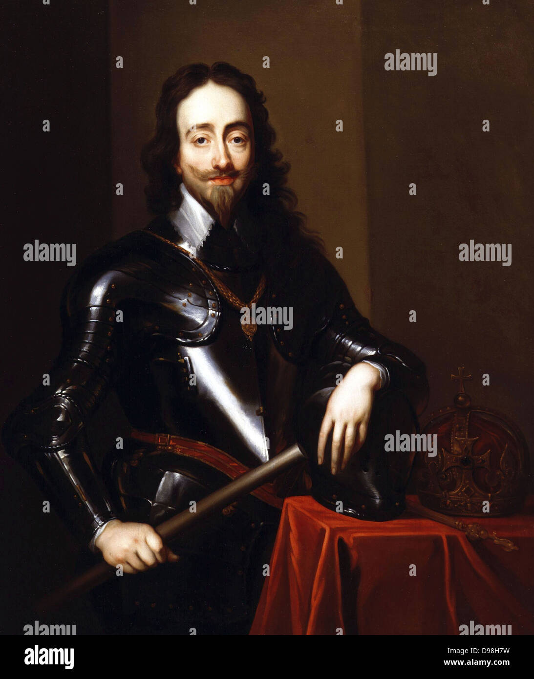 Charles I (1600-1649) king of Great Britain and Ireland from 1625, by Sir Anthony Van Dyck Stock Photo