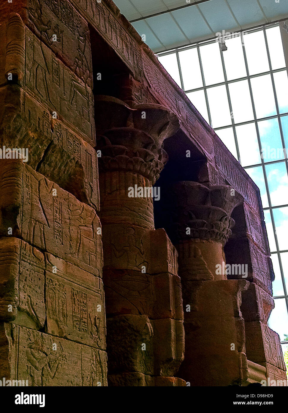 Reconstruction of the Temple of Dendur at the Metropolitan Museum of