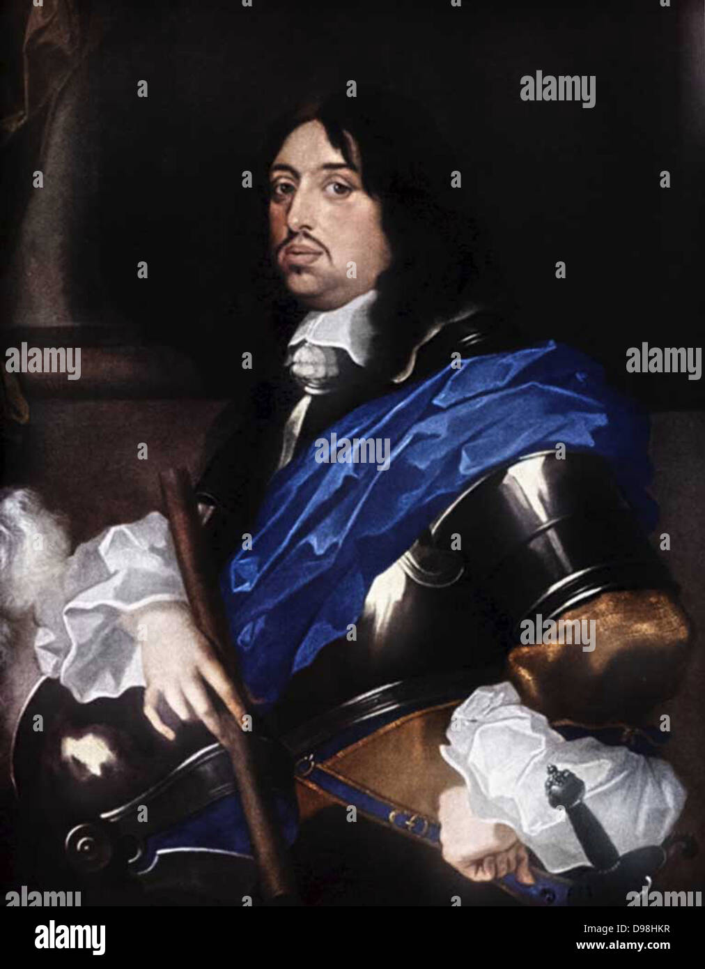 Charles X Gustav {1622 – 1660) King of Sweden 1654 1660. painted by Sébastien Bourdon (1616–1671) Stock Photo