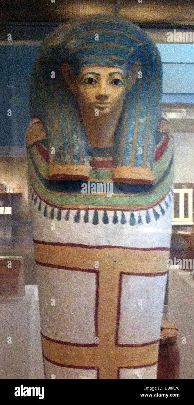 Coffin of the singer Harmose. New Kingdom 18th Dynasty from the reign