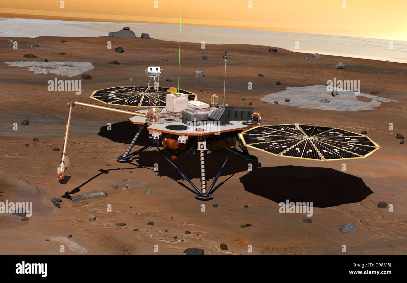 Phoenix Mars2 lander Stock Photo