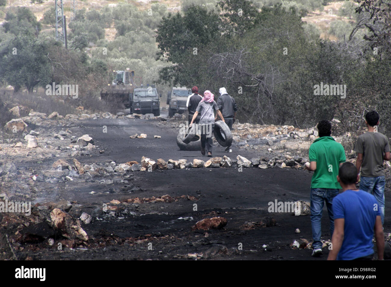 Nablus, West Bank, Palestinian Territory. 14th June, 2013. Palestinian ...