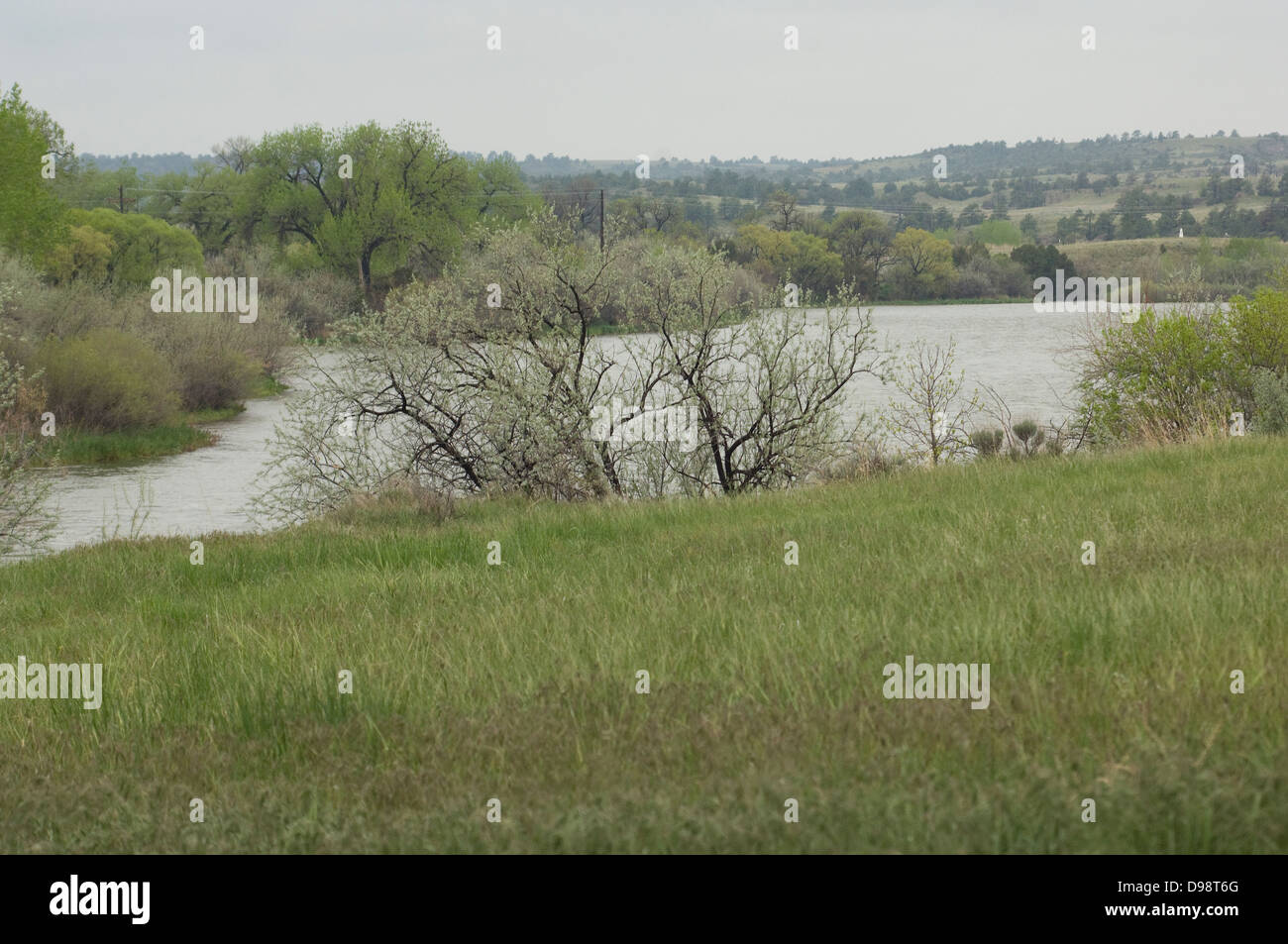 North Platte River along the route of the Oregon and Mormon Trails