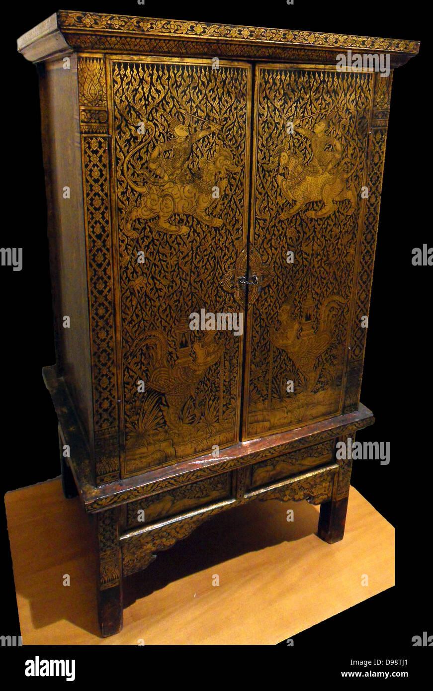 Writing Desk Or Cabinet Mid 19th Century From Thailand Siam