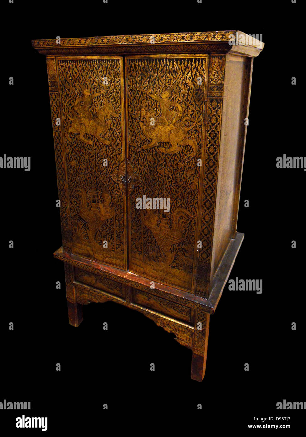 Writing Desk Or Cabinet Mid 19th Century From Thailand Siam