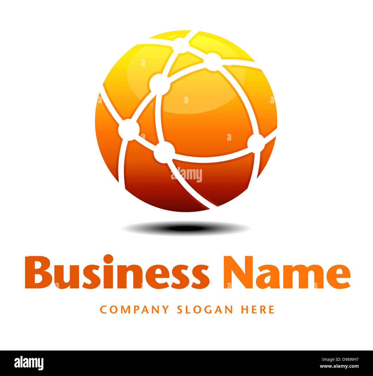 Business Company Logo Symbol Name Concept communication network Stock Photo