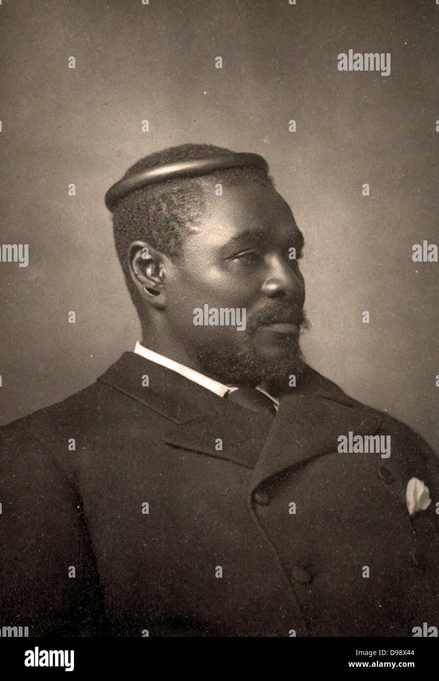 The Zulu War of 1879. Cetewayo was taken prisoner and afterwards deported.  In 1883 he was allowed to return to Zululand, where he died soon after (1994) Stock Photo