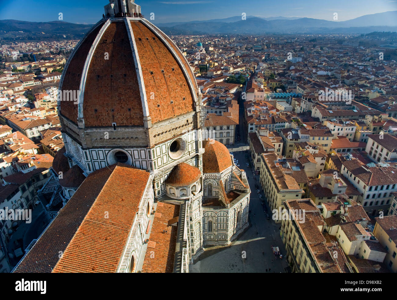 Dome of the Santa Maria del Fiore cathedral church (Duomo) Florence ...