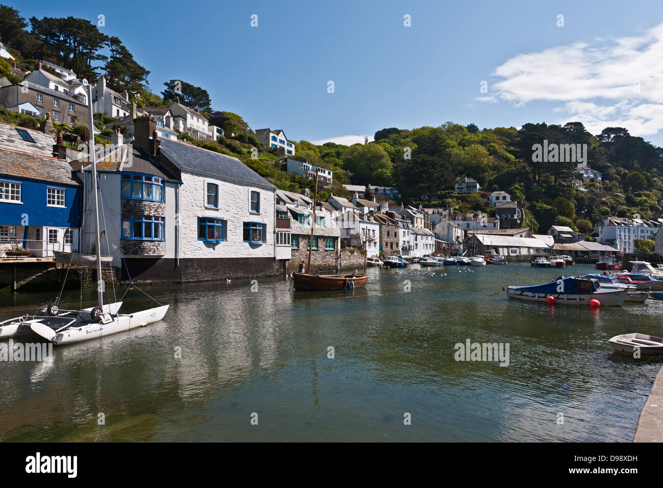 POLPERRO, FISHING VILLAGE, CORNWALL, ENGLAND, UK, GREAT BRITAIN Stock