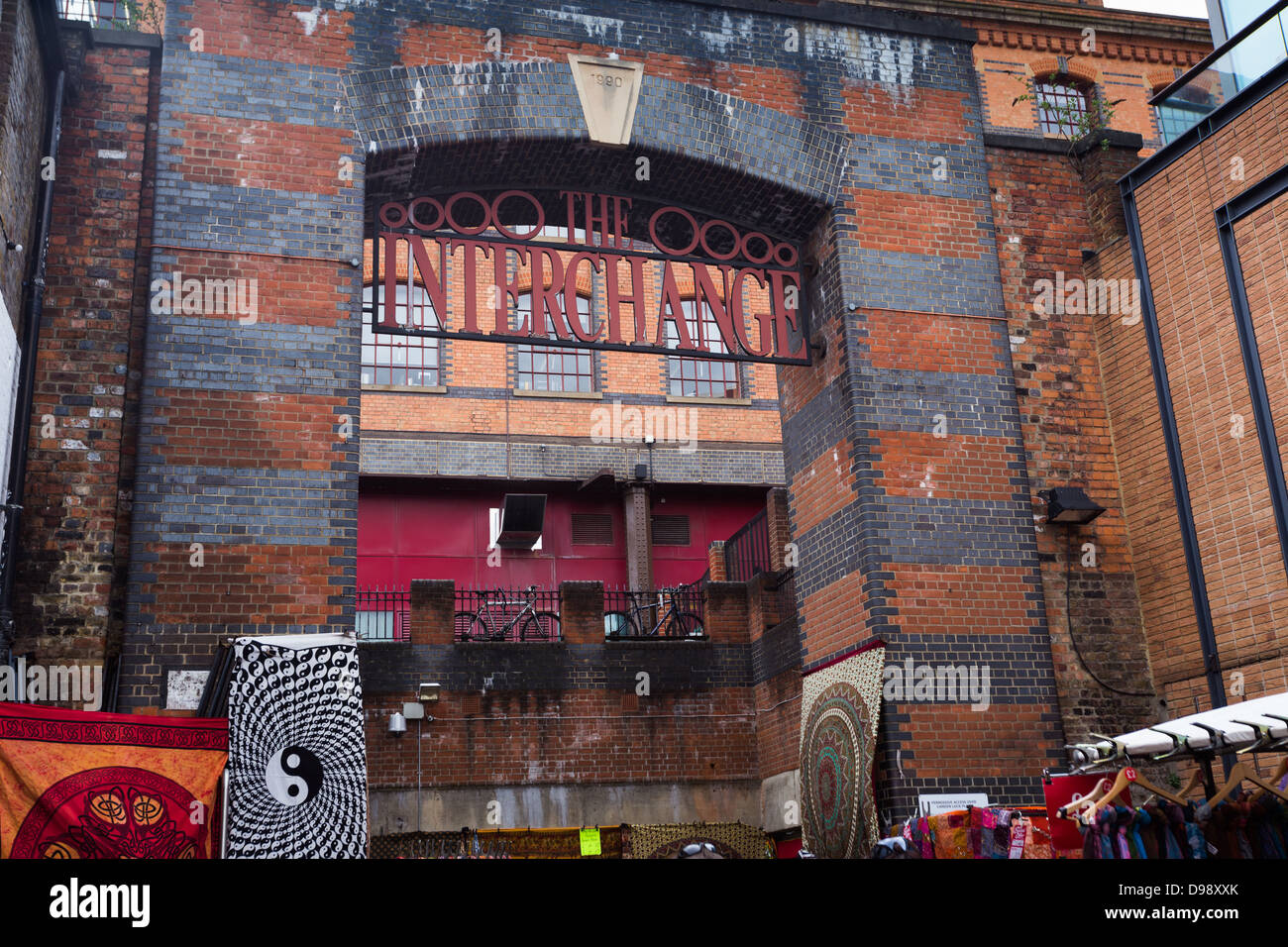 The interchange warehouse gate in camden market, London, United kigdom