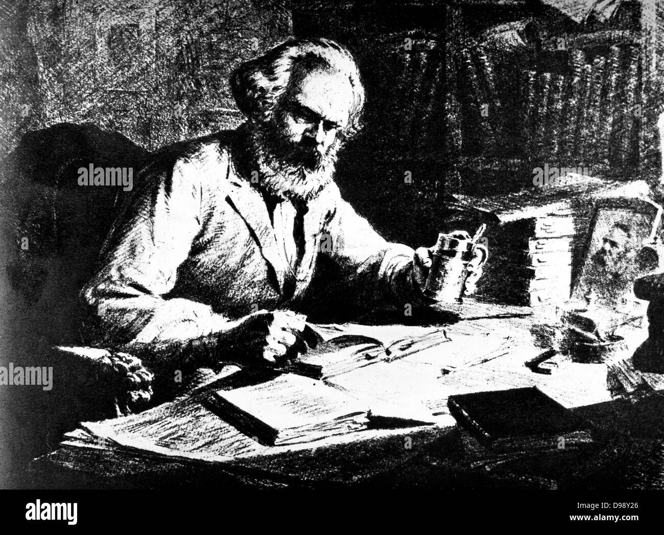 Karl Marx at work. Karl Marx (18181883) Father of modern Communism