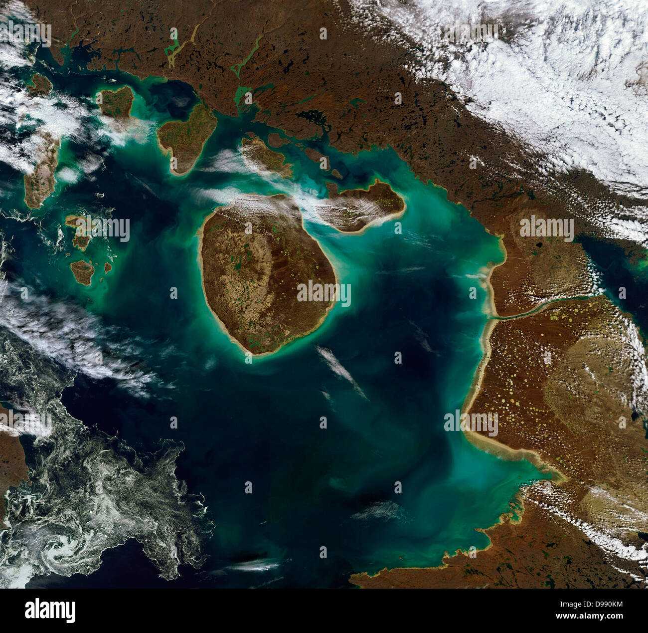 Hudson Bay with Prince Charles Island Stock Photo Alamy