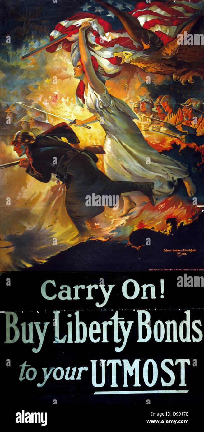 Carry on! Buy Liberty Bonds to your UTMOST'. American World War I ...