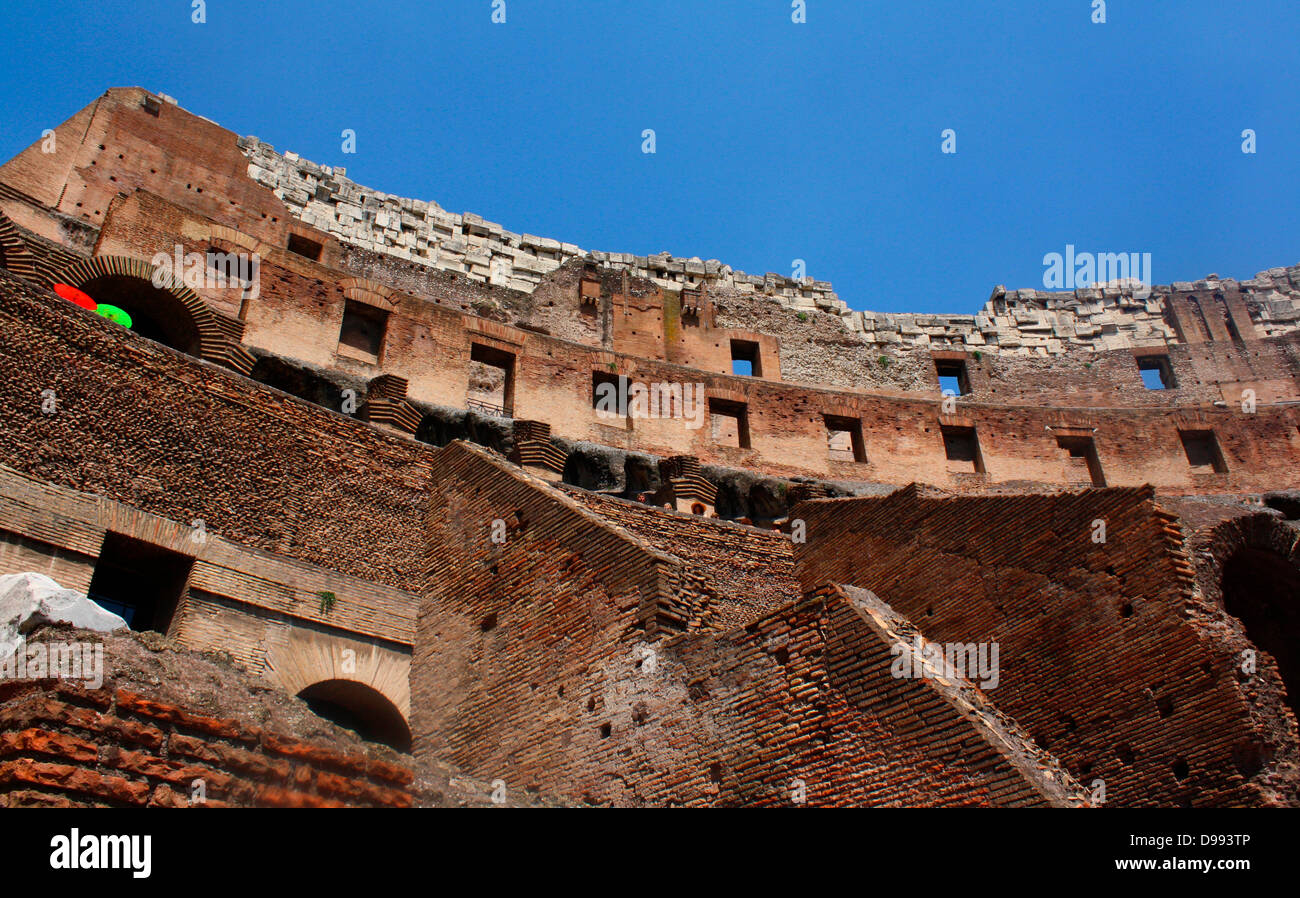 The Colosseum, or the Coliseum, originally the Flavian Amphitheatre in