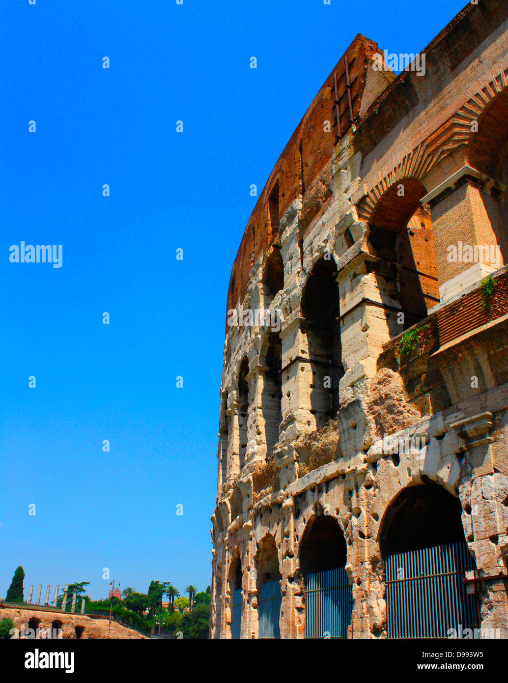 The Colosseum, or the Coliseum, originally the Flavian Amphitheatre in
