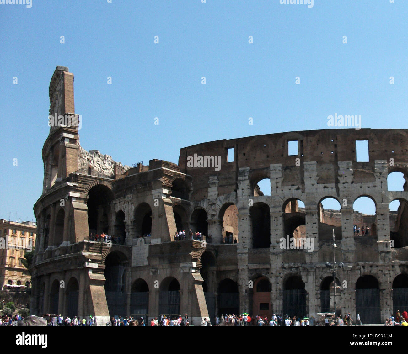 The Colosseum, or the Coliseum, originally the Flavian Amphitheatre in