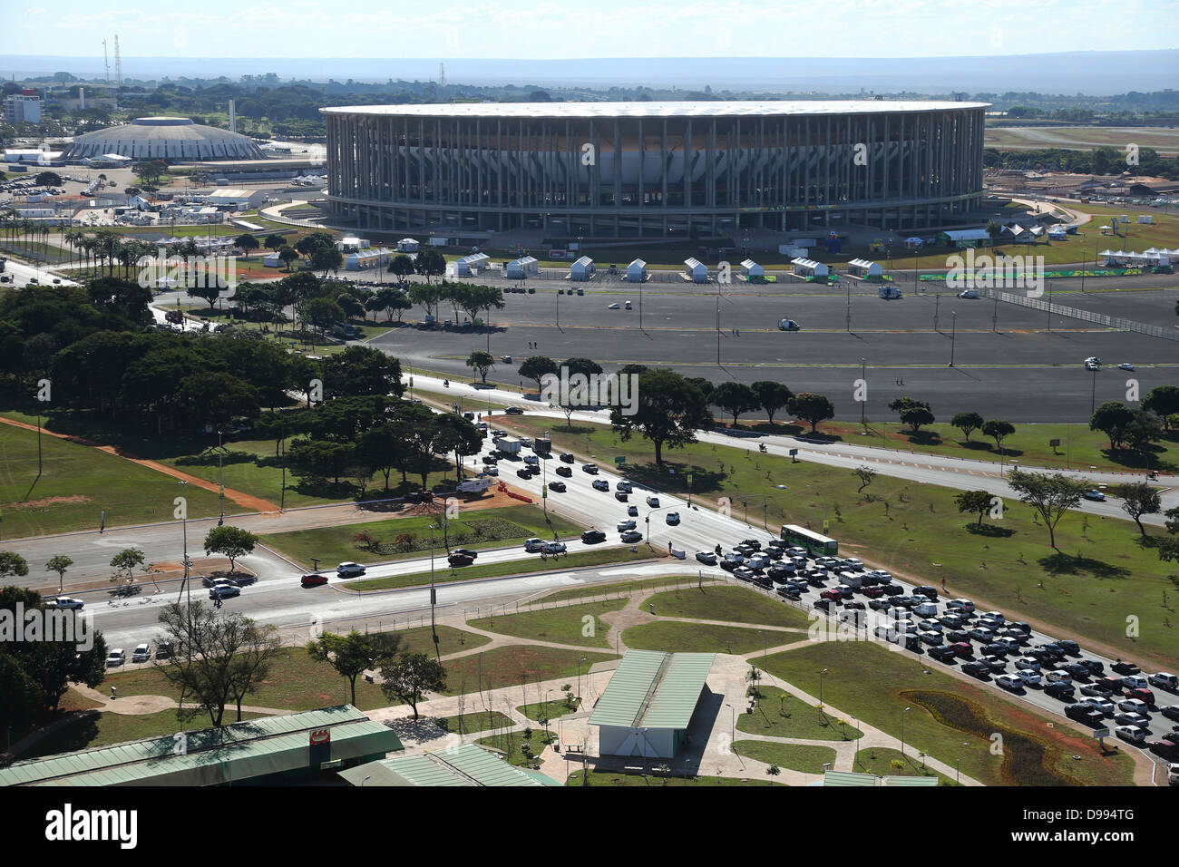 Estadio Nacional de Brasilia Mane Garrincha in Brasilia, Brazil FIFA World Cup Football Stadium 2014 Stock Photo