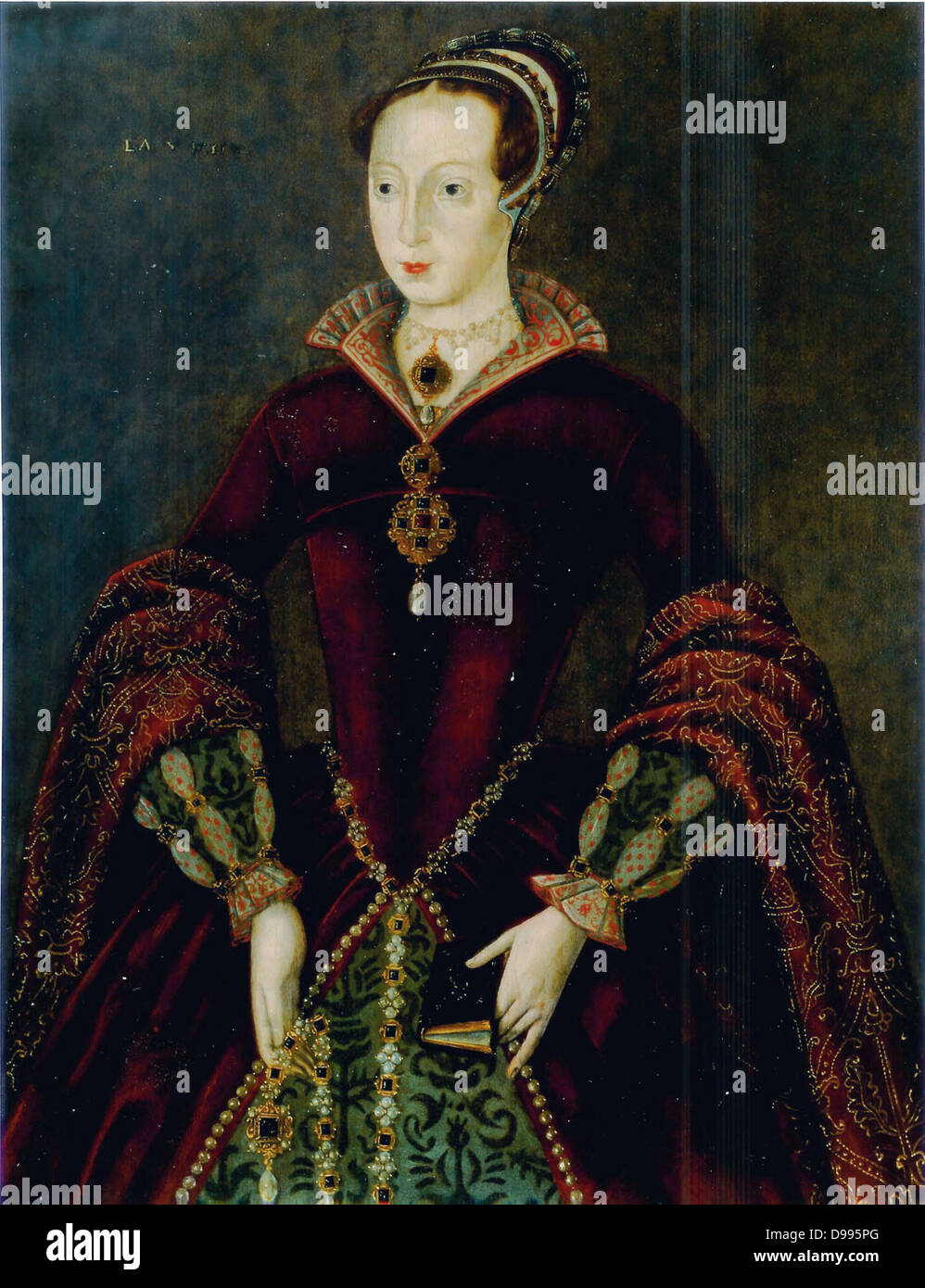The Streatham Portrait of Lady Jane Grey;  Painting on panel 1590s Stock Photo